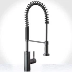 Miseno MK281A Professional Series Pre-rinse Kitchen Faucet, Black. Fixed Price $85.99.