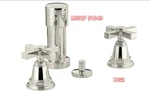 Kohler K-13142-3B-SN Pinstripe Bidet Faucet Cross Handles Vibrant Polish Nickel. Fixed Price $269.00.