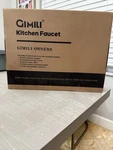 Gimili Kitchen Faucet With Pull Down Sprayer Stainless Steel Sink. Fixed Price $44.00.