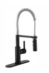 Glacier Bay Pull-down Kitchen Faucet Coil Spring Neck Stainless/matte Black. Fixed Price $125.00.