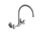 Glacier Bay Builders Double-handle Wall Mount Standard Kitchen Faucet In Polishe. Fixed Price $69.00.