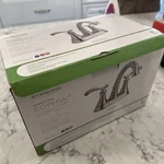 Symmons Sophia Satin Nickel 2-HANDLE 4-IN Centerset Bathroom Sink Faucet. Fixed Price $49.98.