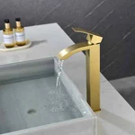 Tahanbath NK0905 Single Handle Hole Bathroom Faucet Spot Resistant P1. Fixed Price $29.99.