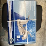 Ldr Brushed Nickel Brass Two Wing Handle Bathroom Lavatory Faucet W/ Pop-up. Fixed Price $25.00.