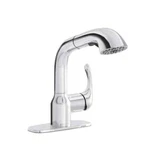 Glacier Bay Dunning Single-handle Pull-out Laundry Faucet W/ Dual Spray Chrome. Fixed Price $34.03.