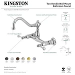 Vintage Bathroom Faucet, Polished Nickel, 8.5 X 7.56 2.25. Fixed Price $124.95.