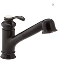 New Rare Kohler Fairfax Pull Out Kitchen Faucet 12177 Brz Oil Rubber Bronze.. Fixed Price $630.00.