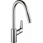 Hansgrohe 4505000 Focus Pull-down Kitchen Faucet With High-arc Spout, Magnetic. Fixed Price $124.42.