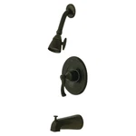 Kingston Brass Royale Single Handle Pb Tub Shower Faucet KB8635FL Orb Bronze. Fixed Price $169.00.