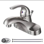 Wowow Bathroom Faucet 1 Handle Low Arc Single 4 Inch Centerset.... Fixed Price $29.94.