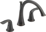Delta Lahara Roman Tub Faucet Trim Venetian Bronze-certified Refurbished. Fixed Price $198.12.