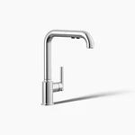 Kohler Single Handle Pullout Spray Kitchen Faucet Silver (K-7505-VS). Fixed Price $347.81.