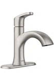 Moen 84346SRN Karis Brushed Nickel One-handle High Arc Bathroom Faucet. Fixed Price $64.99.