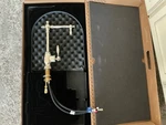 Waterstone 4700-SN Towson-straight Spout Faucet In Polished Nickel.. Fixed Price $900.00.