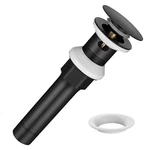 Aquaterior Bathroom Pop Up Drain With Overflow Lavatory Vessel Basin Sink Black. Fixed Price $24.90.