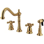 Kingston Brass KS179.AXBS Heritage 1.8 Gpm Widespread Kitchen -. Fixed Price $334.72.