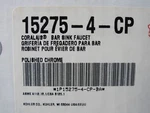 Kohler 15275-4-CP Coralais Bar Faucet With Lever Handle Polished Chrome. Fixed Price $109.95.