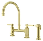Pfister Port Haven 1.8 Gpm Widespread Bridge Kitchen Faucet -LG31-TDBG. Fixed Price $398.69.