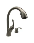 Delta Shiloh Pull-out Sprayer Kitchen Faucet W/ Shieldspray Stainless. Fixed Price $159.55.