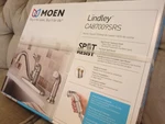 Moen CA87009SRS Lindley 1-HANDLE Low Arc Kitchen Faucet/ Side Spray Stainles. Fixed Price $60.00.