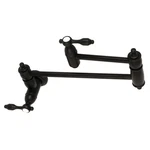 Kingston Brass KS310.TAL Tudor 3.8 Gpm Wall Mounted Double Handle - Black. Fixed Price $461.47.