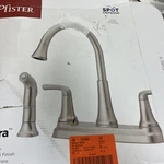 Pfister Ladera 2-HANDLE Kitchen Faucet Spot Defense Stainless Steel.. Fixed Price $59.99.