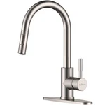 Appaso Kitchen Faucet With Pull Down Sprayer Brushed Nickel, Single-handle Hi.... Fixed Price $101.98.