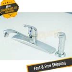Empire Faucets Chrome Rv 4-HOLE Single Handle With Blade & Sprayer. Fixed Price $118.02.