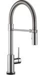 Delta Trinsic 9659TDST Single Handle Pull-down Kitchen Faucet Chrome. Fixed Price $549.00.