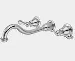 Water Creation Elegant Spout Wall Mount Vessel Bathroom Faucet Chrome Lever. Fixed Price $120.00.