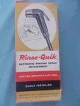 Vintage Really!! Rinse-quik Automatic Rinsing Spray Replacement Nos. Fixed Price $45.00.