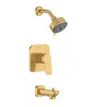 New Grohe Cubeo Pressure Balance Valve Tub/shower Trim Kit Brushed Gold. Fixed Price $199.00.