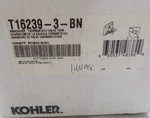 Kohler K-T16239-3-BN Margaux Thermostatic Trim/cross Handle (no Valve). Fixed Price $225.00.