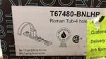 Brizo Siderna Roman Tub Filler With Shower Less Handles T67480-BNLHP. Fixed Price $399.99.