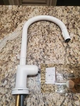 Brizo Odin 64075LF-MWLHP Smarttouch Pull Down Kitchen Faucet W/handle-matt White. Fixed Price $550.00.