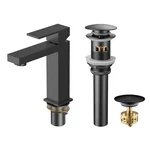 Fine Fixtures Modern Square Single Hole Bathroom Sink Faucet. Fixed Price $47.00.