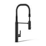 Kohler 24982-BL Purist Commercial Style Pre-rinse Kitchen Faucet With 3-FUNCTION. Fixed Price $652.04.