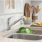 Kitchen Faucet 1.5 Gpm, Single Handle, Hole Pull Out - Chrome. Fixed Price $92.29.