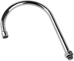 8" Gooseneck Swivel Spout For Commercial Kitchen Sink Faucet - Chrome Finish. Fixed Price $29.99.