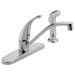 Delta Peerless Tunbridge Series P188500LF Kitchen Faucet With Sprayer, 1.8 Gpm. Fixed Price $40.00.
