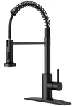 Grifo Cocina Negro Extra Acero Inoxidable Con Rociador Flexible Multiuso. Fixed Price $82.68.