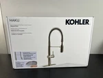 Kohler Haku R38475-LVS Semi-professional Pull-down Kitchen Faucet Stainless. Fixed Price $139.99.