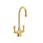 Rohl U.4711EG-2 2-HANDLE Kitchen Faucet English Gold. Fixed Price $1438.01.