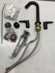 Hansgrohe Logis Modern 9-INCH Tall Bathroom Sink Faucet Matte Black 71533671. Fixed Price $120.91.