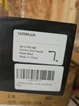 Sumerain Pull Out Kitchen Faucet Pushed Up/down Single Handle 2-MODE Matte Black. Fixed Price $90.00.