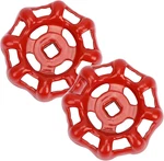 Mozeat Lens 2 Pack Outside Faucet Handles Replacement Round Wheel. Fixed Price $10.95.