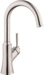 Hansgrohe 04795800 Joleena 14" Tall Bar Faucet Stainless Steel Optic. Fixed Price $249.99.