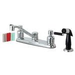 Kingston Brass FB112DKL Kaiser 1.8 Gpm Standard Kitchen Faucet - Chrome. Fixed Price $97.47.