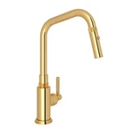 Rohl A3431ILULB-2 Campo Pull-down Kitchen Faucet Unlacquered Brass. Fixed Price $1393.00.