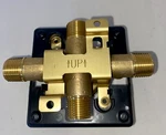 Delta Multichoice Rough-invalve 4-PORT W/ 2 DIVERTERSR10300-UNWS(FOR Parts Only). Fixed Price $34.20.